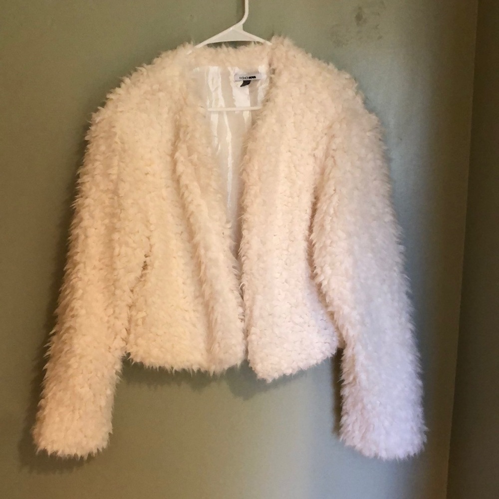 Cropped Faux Jacket